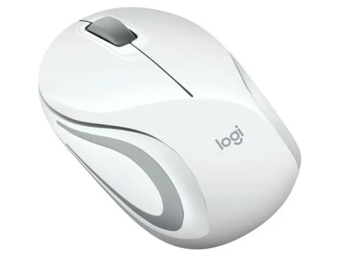 Logitech Wireless Mini Mouse M187 biela